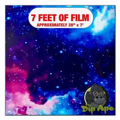 Hydrographic film Galaxy #5 7' x 20'' hydro dip dipping