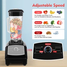 Commercial Countertop Blender Smoothie Maker Blender 3hp 2200w Kit Professional