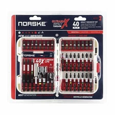 SCREWDRIVER BIT SET Impact Torsion PH SQ Torx Bits Magnetic 40 Pcs NORSKE TOOLS