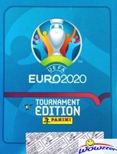 2020 Panini Euro Tournament Edition 50 Pack Sealed Sticker Box-250 Stickers
