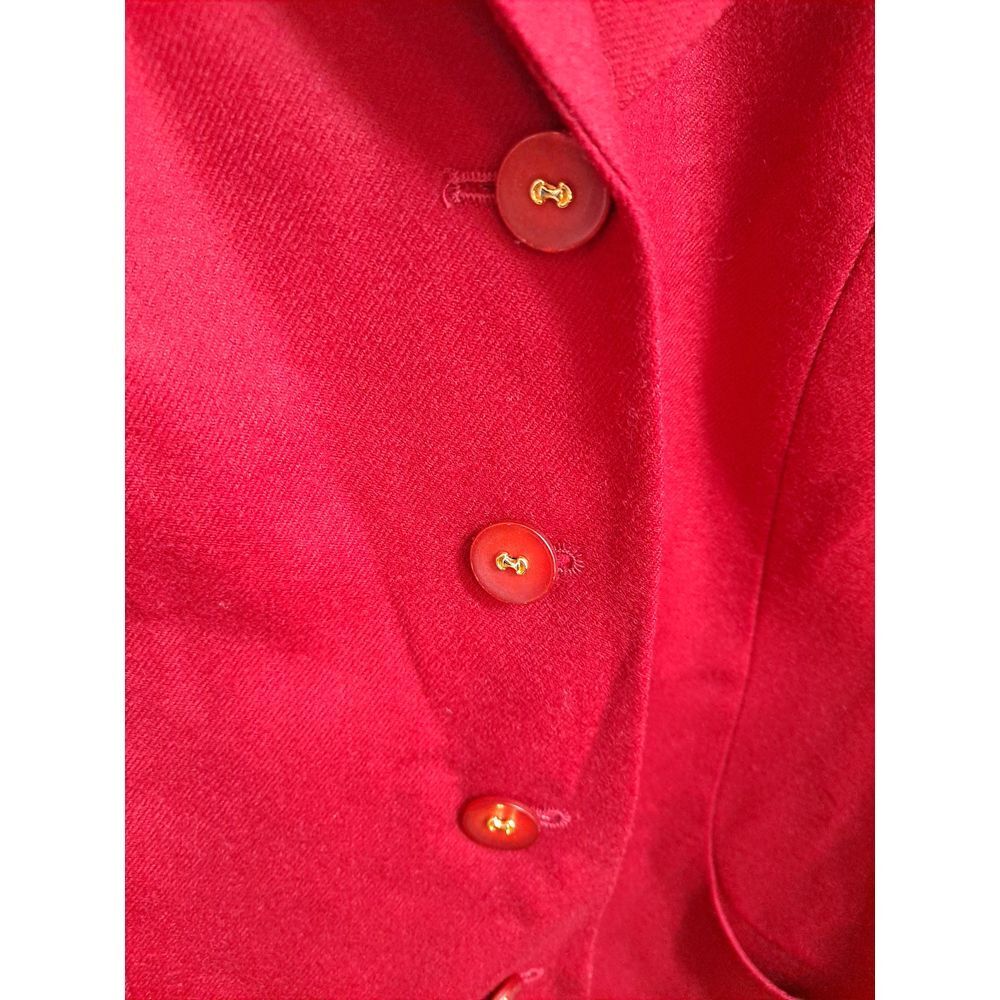 Pendleton Red Virgin Wool Blazer Professional Off… - image 3