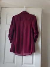 Maroon Burgundy Blazer, Small