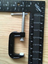 2 Inch C Clamp, Iron Body Plated Steel Screw, G-Clamp NEW