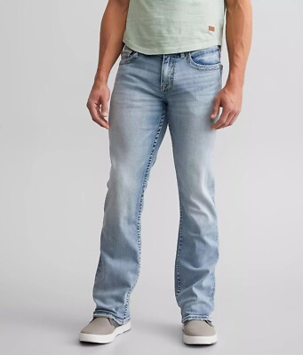 231104 NEW BUCKLE BKE MENS AIDEN BOOT STRETCH JEANS IN BARNS SZ 30x30