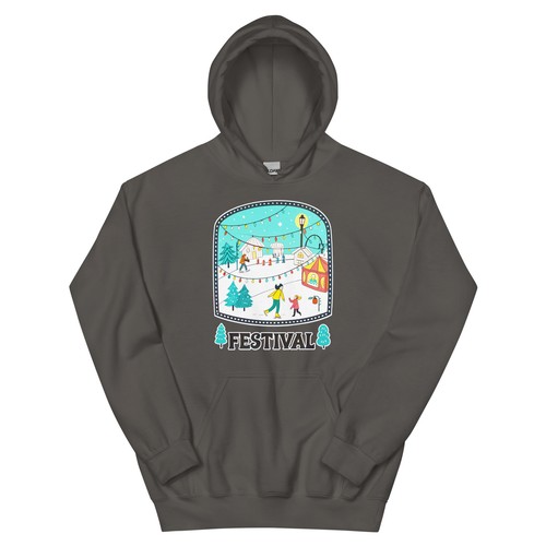 Festival Mountain Ski Resort Town Hoodie - Picture 6 of 13