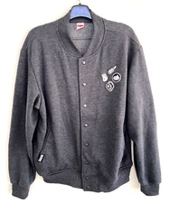 ADVENTURE TIME crew jacket gift size L Cartoon Network F499 fleece ULTRA RARE