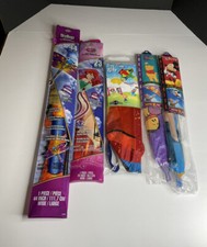 X-Kites Skybugz Disney Pooh Mickey Ariel Frog Vintage Flying Kite Set Of 5 New