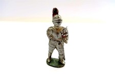 Vintage Barclay / Manoil KNIGHT with Shield and Sword 3.25" Tall Lead Figurine
