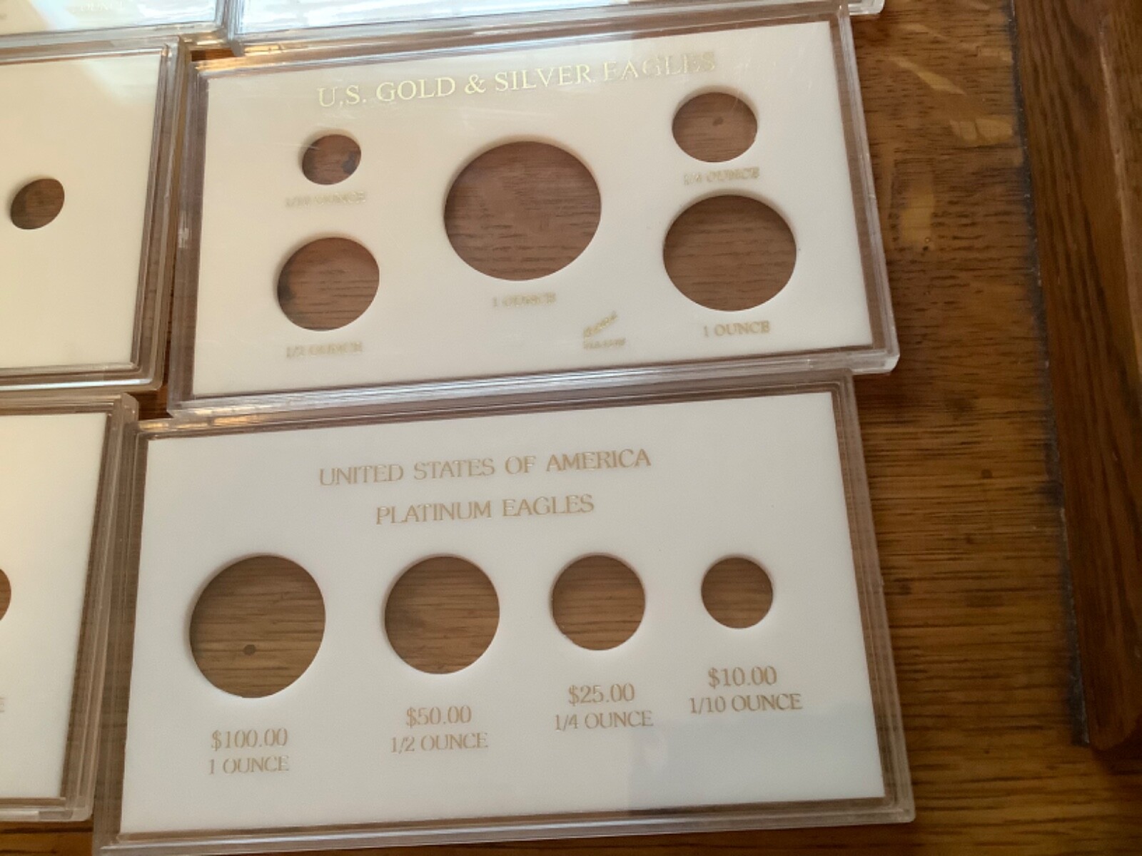 Lot of Capital Plastic Coin Holders *Grand Pa’s Collection* Bargain Lot