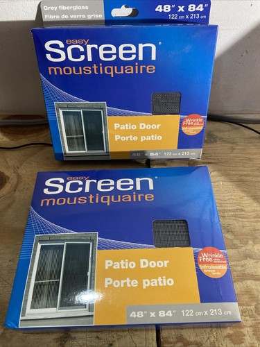 LOT (2) Easy Screen Replacement Patio Door 48
