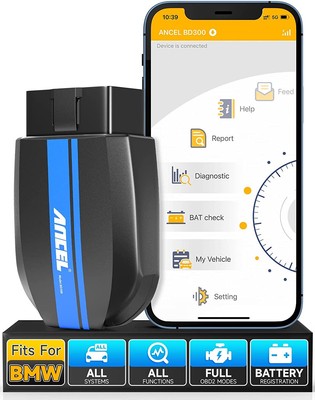 Ancel BD300 fit for BMW All System OBD2 Scanner ABS SRS Engine Diagnostic Tool