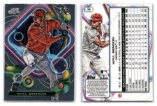 2023 Topps Cosmic Chrome Baseball Will Benson Base Rookie #200 - Cincinnati Reds