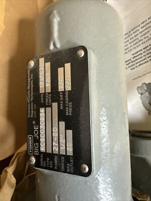 Fisher Big Joetype 630 Regulator 630-1069-31201 | eBay