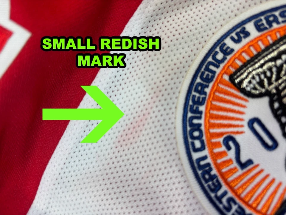 NUEVO CON ETIQUETAS-S * PARCHE COPA STANLEY 2002 STEVE YZERMAN DETROIT RED WINGS ++ CAMISETA REEBOK Foto 3 de 4