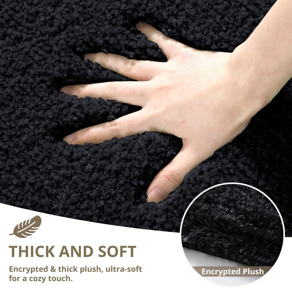 Soft Polyester Rugs Polyester Bathroom Rug 17