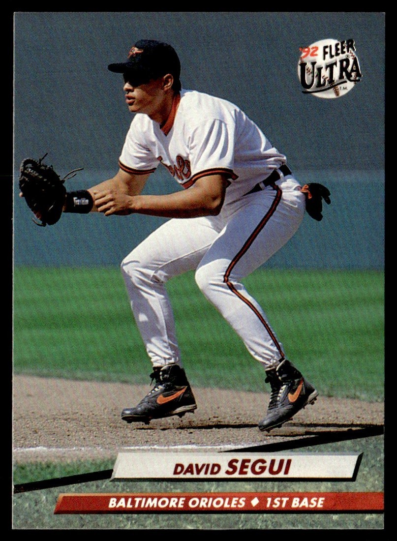 1992 Ultra David Segui Baltimore Orioles #308