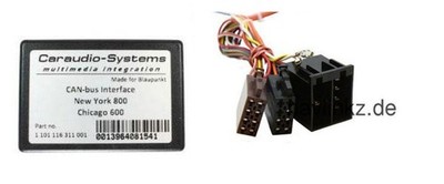 Caraudio-Systems Can-Bus Lenkrad Interface Set für Mercedes Smart ISO Blaupunkt