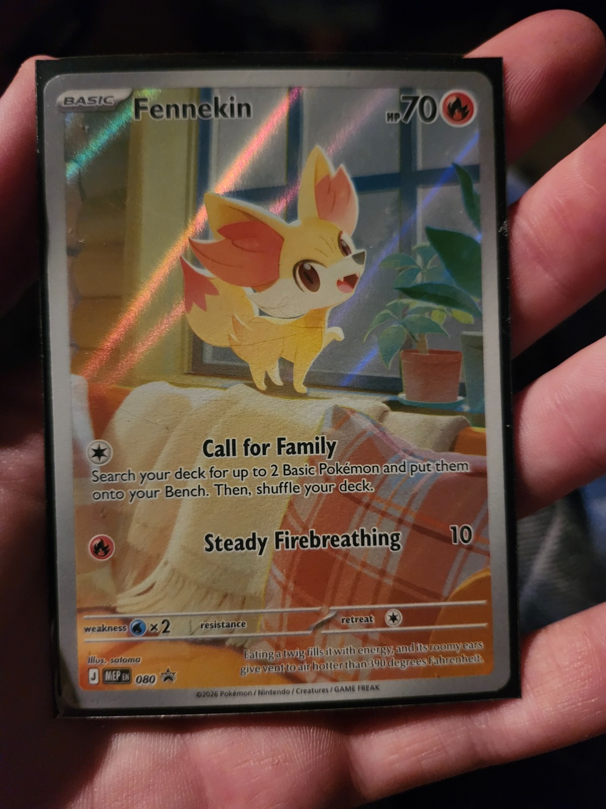 PSA 10 Fennekin 080 Me: Chaos Rising Black Star ultra rare & full illustration