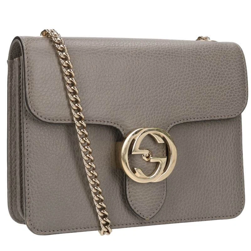 Gucci 510304 Sac à bandoulière chaîne imbriquée Gris 112052 BS99 Accessoires
