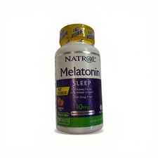 Melatonin 10Mg Fast Dissolve Strawberry Flavor, 200 Tablets Exp.05/2027 NEW