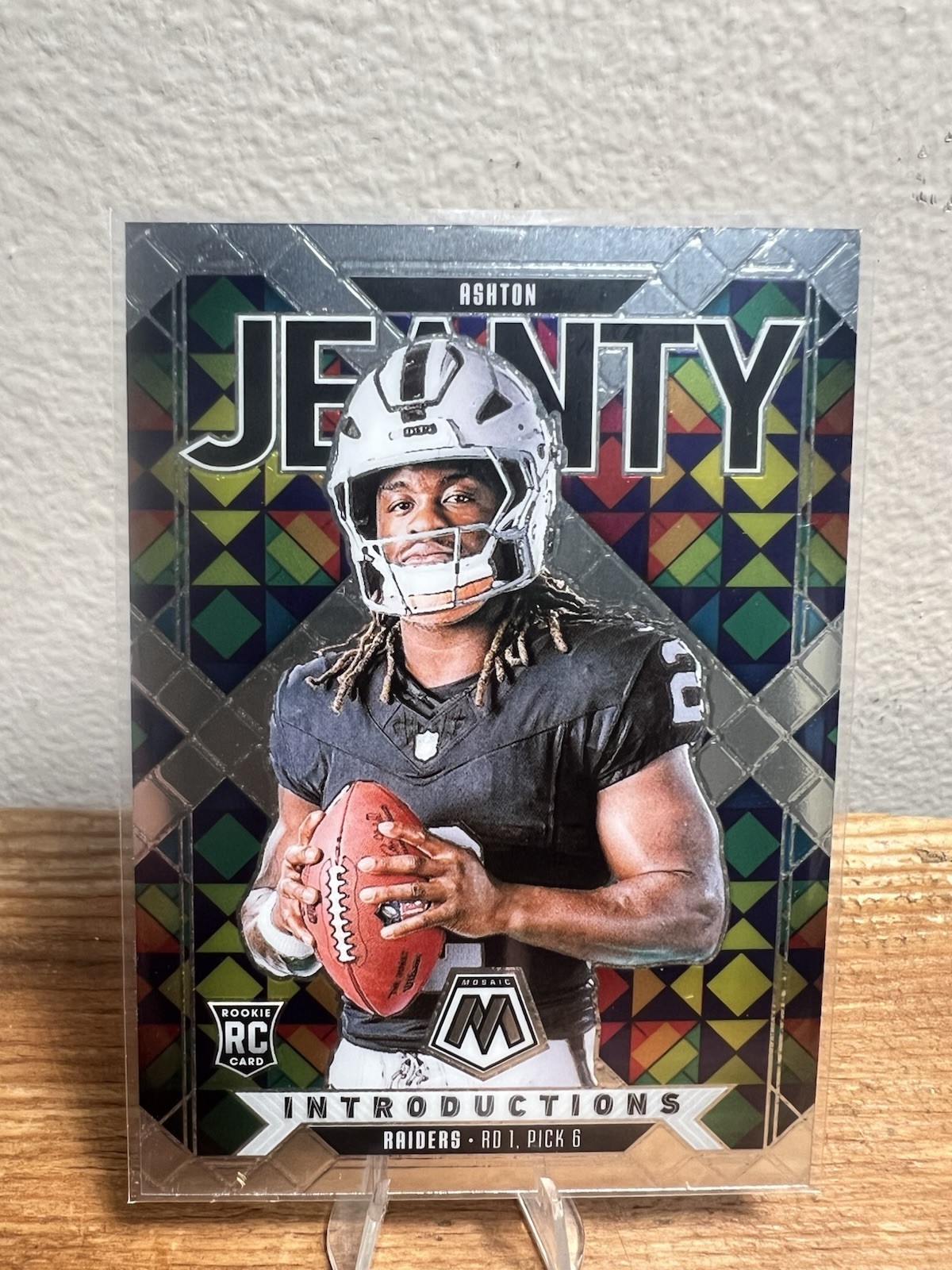 2025 Panini Mosaic - Introductions Ashton Jeanty #3 Silver Prizm (RC)
