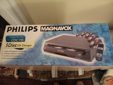 Philips Magnavox 5 Disc CD Changer CDC 735 N w 