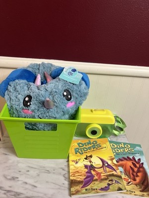 Lot of dinosaur brand new gear. 2 books, Reversible Dinosaur Plush (Donnie