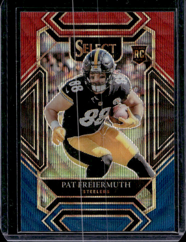 2021 Panini Select Club Level Pat Freiermuth #259 Tri-Color Prizm /149 (RC)