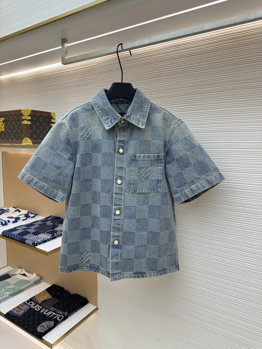 LOUIS VUITTON ジャケット サイズ38 Louis Vuitton Blue Coats, Jackets & Vests Cotton Outer Shell for