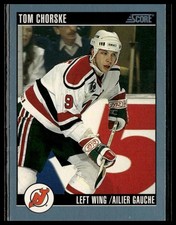 1992-93 Score Canadian #184 Tom Chorske New Jersey Devils