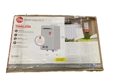 RHEEM Water Heater EC0180XELN-3 Performance Tankless W/ Minor Cosmetic Damage