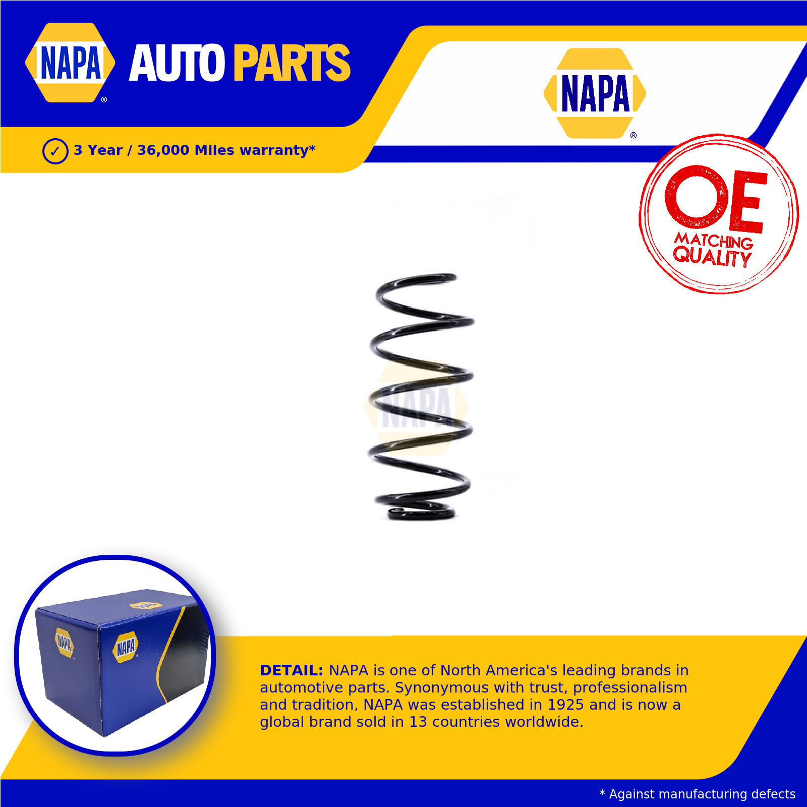 Coil Spring Front NCS1447 NAPA Suspension 5002PE 5002PF 5002VS Quality New