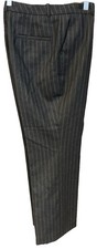 Pendleton 100 Virgin Wool Dress Pant s Women  s Size 10P Gray  Brown Pinstripes