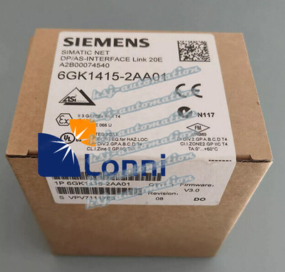 6GK1415-2AA01 6GK1415-2AA01 New Siemens DP/AS-INTERFACE LINK 20 E