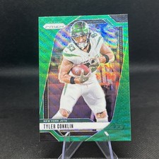 2024 Panini Prizm Green Wave #225 Tyler Conklin New York Jets Color Match