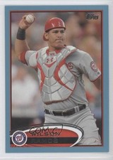 2012 Topps Wal-Mart Blue Border Wilson Ramos #12 fm0