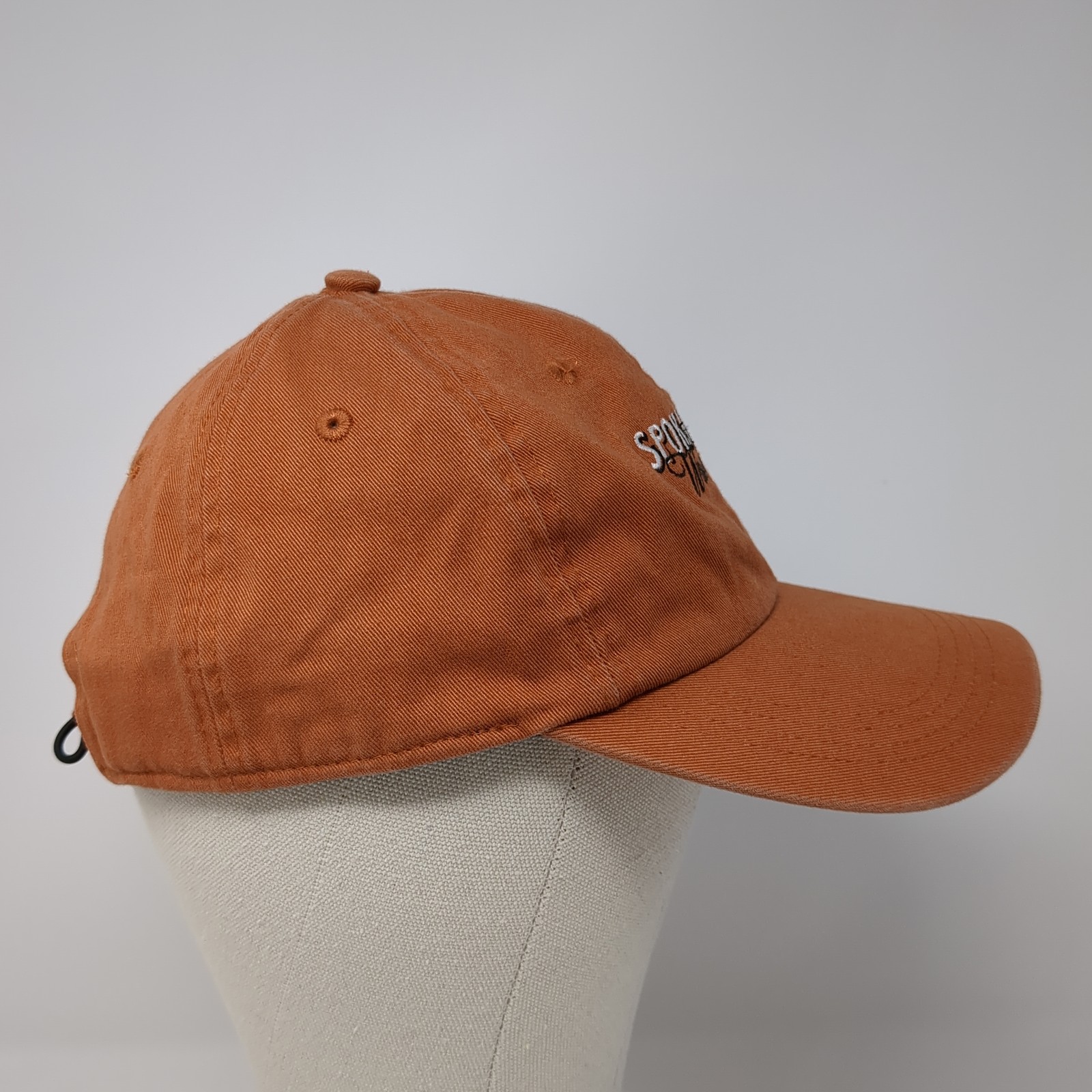 Spokane Washington Strapback Baseball Cap Brown O… - image 5