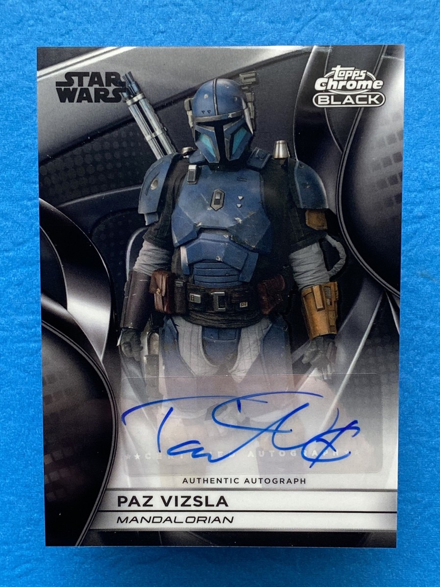 Paz Vizsla 2025 Topps Star Wars Smugglers Outpost Chrome Black