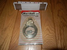Vintage Marshall Tool Toy Handcuffs Die Cast Metal w/ 2 Keys NOS No.66719