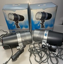 Versalight J-160 photography studio strobe flash light JTL Pair Lot Of 2 Tested