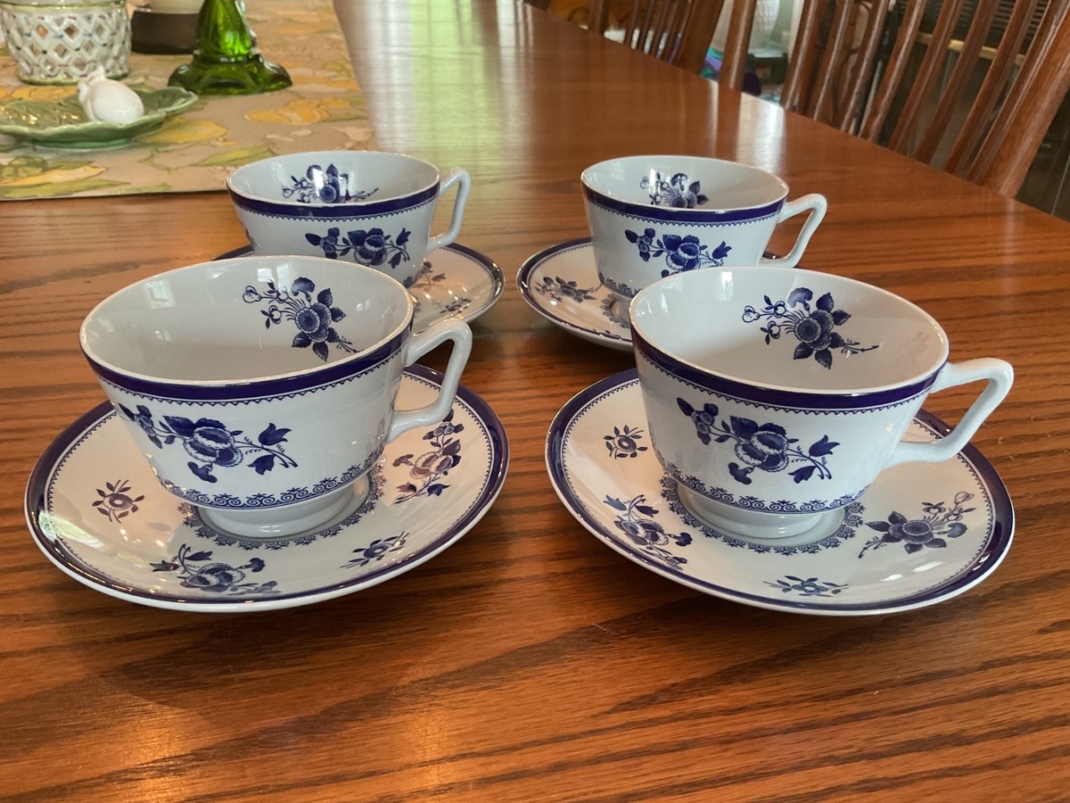 Spode ヨークミンスター皿 アンティークロイヤル　イギリス 442/1122 NEW-Spode Gloucester Blue Y2989 Set Of 4 Cups and Saucers | eBay