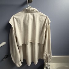 Chemise boutonnée World Wide Sportsman homme 3XL beige pêche plein air