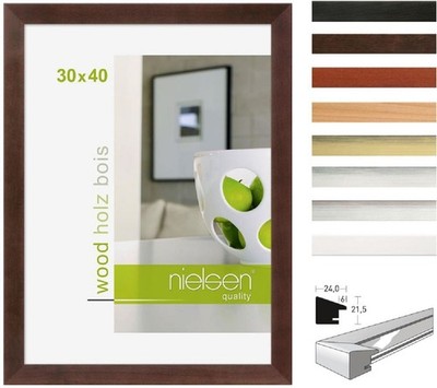 Nielsen Holzrahmen Essential 13x18 cm bis 60x84 cm mittelbreites Profil
