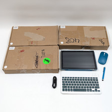 Unbranded Android 11.1" Tablets w/ Case Keyboard Bundle WIFI ONLY Lot of 3