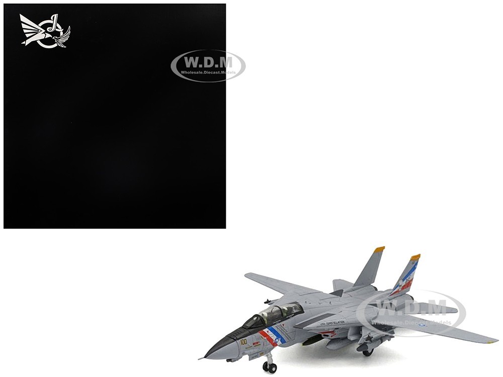GRUMMAN F-14D TOMCAT AIRCRAFT ''VF-2 BOUNTY HUNTERS'' 1/100 DIECAST MODEL FS034A