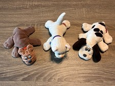 Lot of 3 90s Pound Puppy Puppies Pur-r-ries Mini Tiny Newborns Pups Kitten