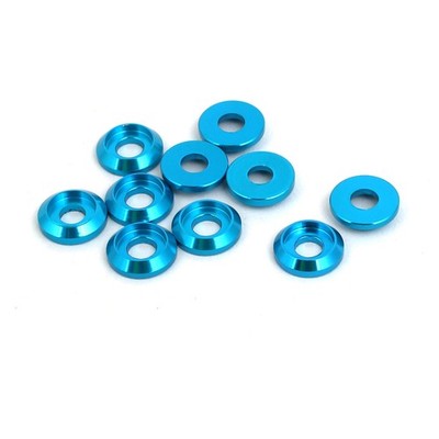 sourcing map 15pz spessore 3mm M3 in lega di alluminio parafango piana