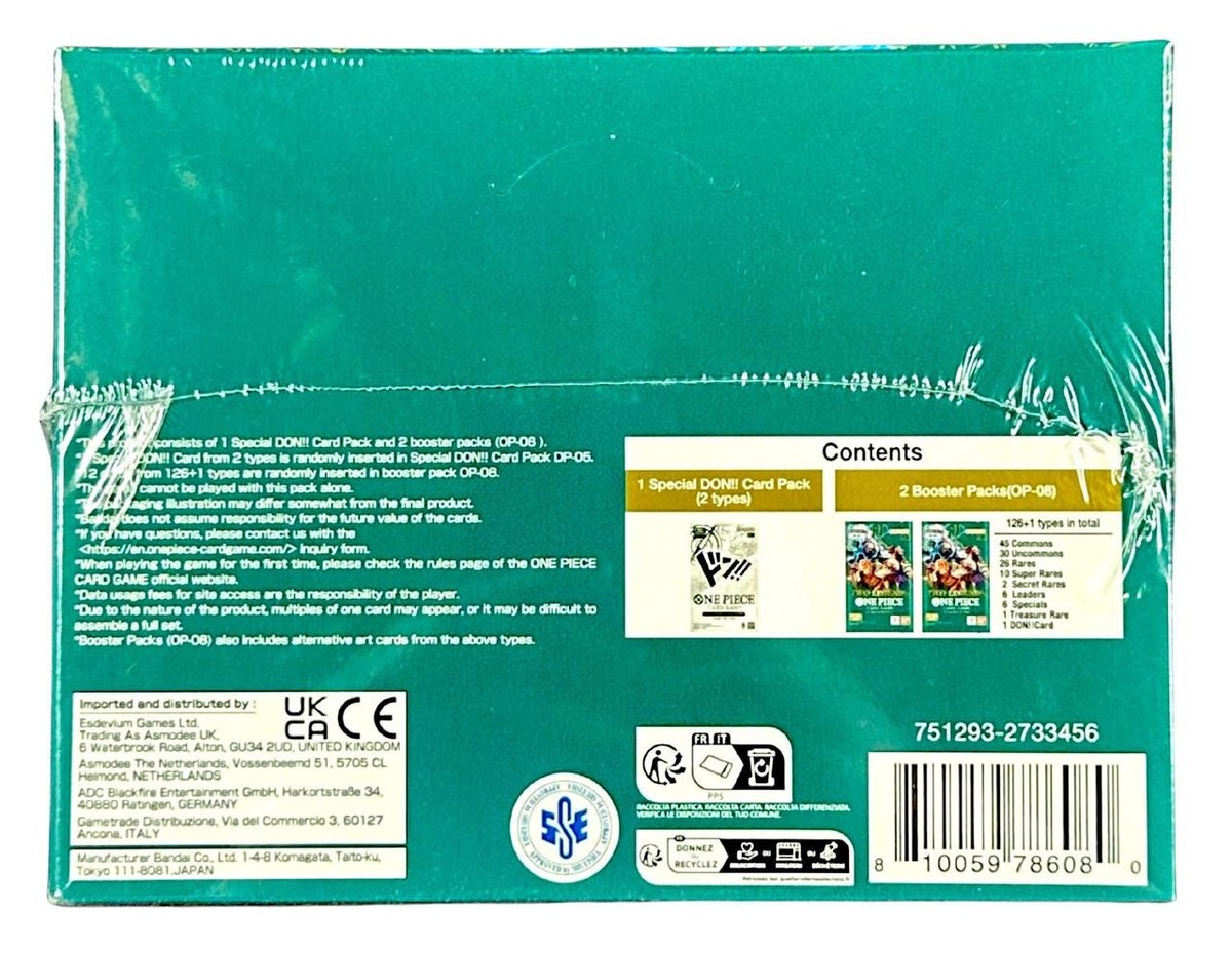 One Piece TCG: Two Legends Double Pack Set Volume 5 (DP-05) Box | eBay