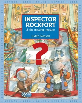 INSPECTOR ROCKFORT & THE MISSING TREASURE: SEARCH * SOLVE By Judith Rossell *VG*
