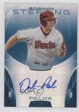 2013 Bowman Sterling Prospect Blue Refractor 25/25 Daniel Palka Auto 02vr